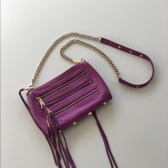 Rebecca Minkoff Bags Rebecca Minkoff Purple Mini 5 Zip Crossbody